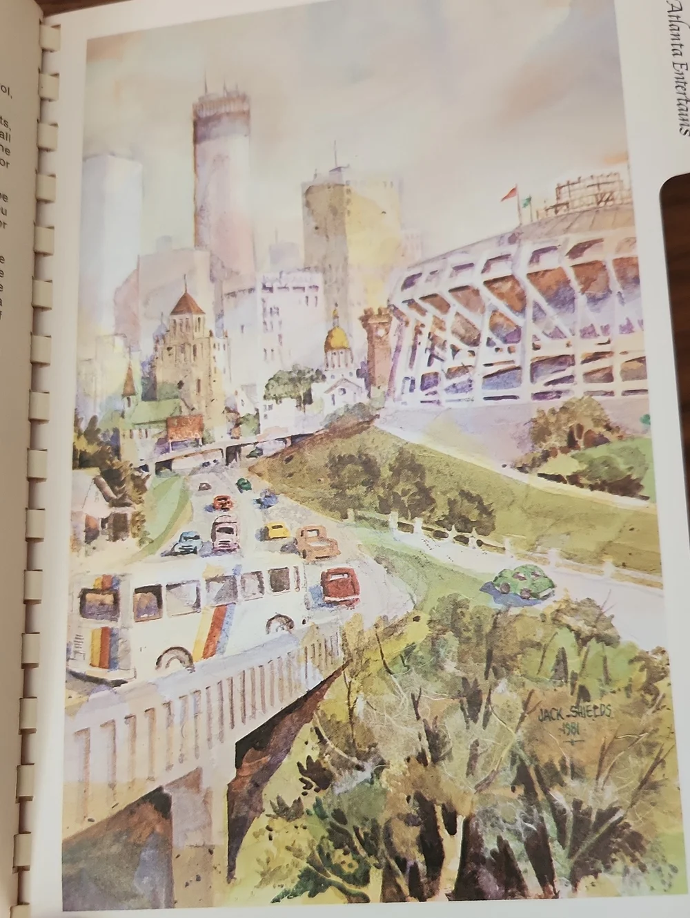 1993 Atlanta Cooknotes Junior League Vintage Southern Cookbook Georgia